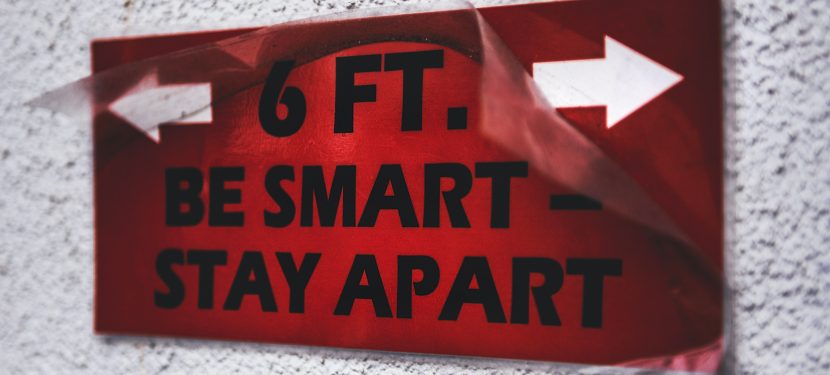 Infection risks….its all about keeping your distance it seems